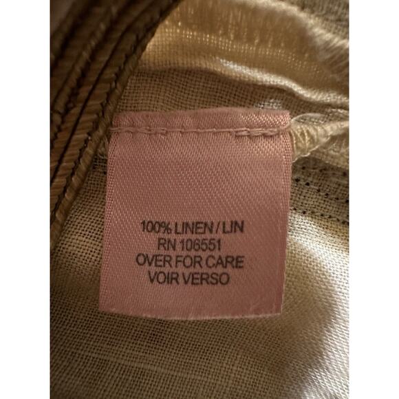 Calypso St. Barth Kai Skirt Nautilus Linen Mini Skirt Small Tan - Picture 4 of 6